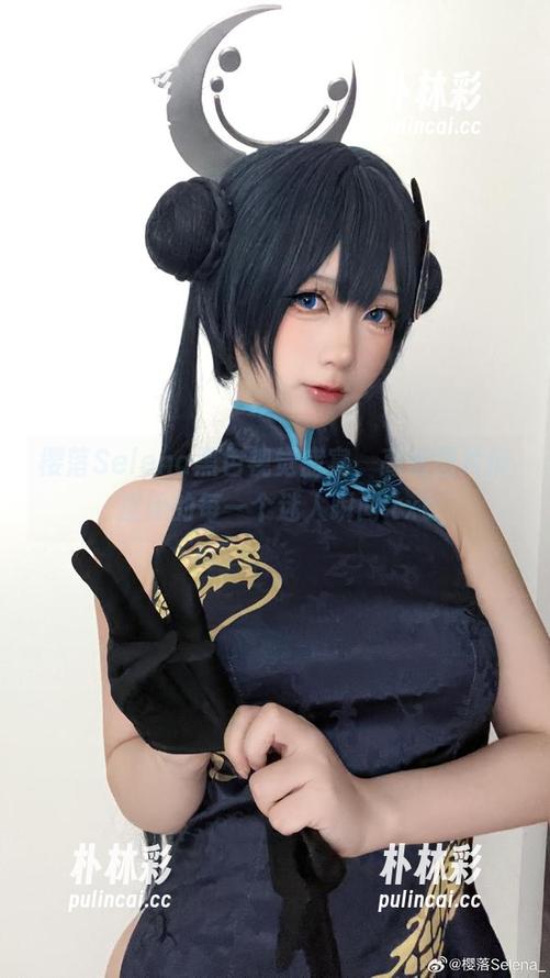 樱落Selena黑色视觉盛宴，高清图片捕捉她的每一个迷人瞬间.txt